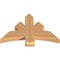 Ekena Millwork Davenport Timber Gable Bracket, Western Red Cedar, 36"W x 24"H x 3 1/2"D x 5 1/2"F, 16/12 Pitch GBW036X24X0406DAV00SWR - alternate 4
